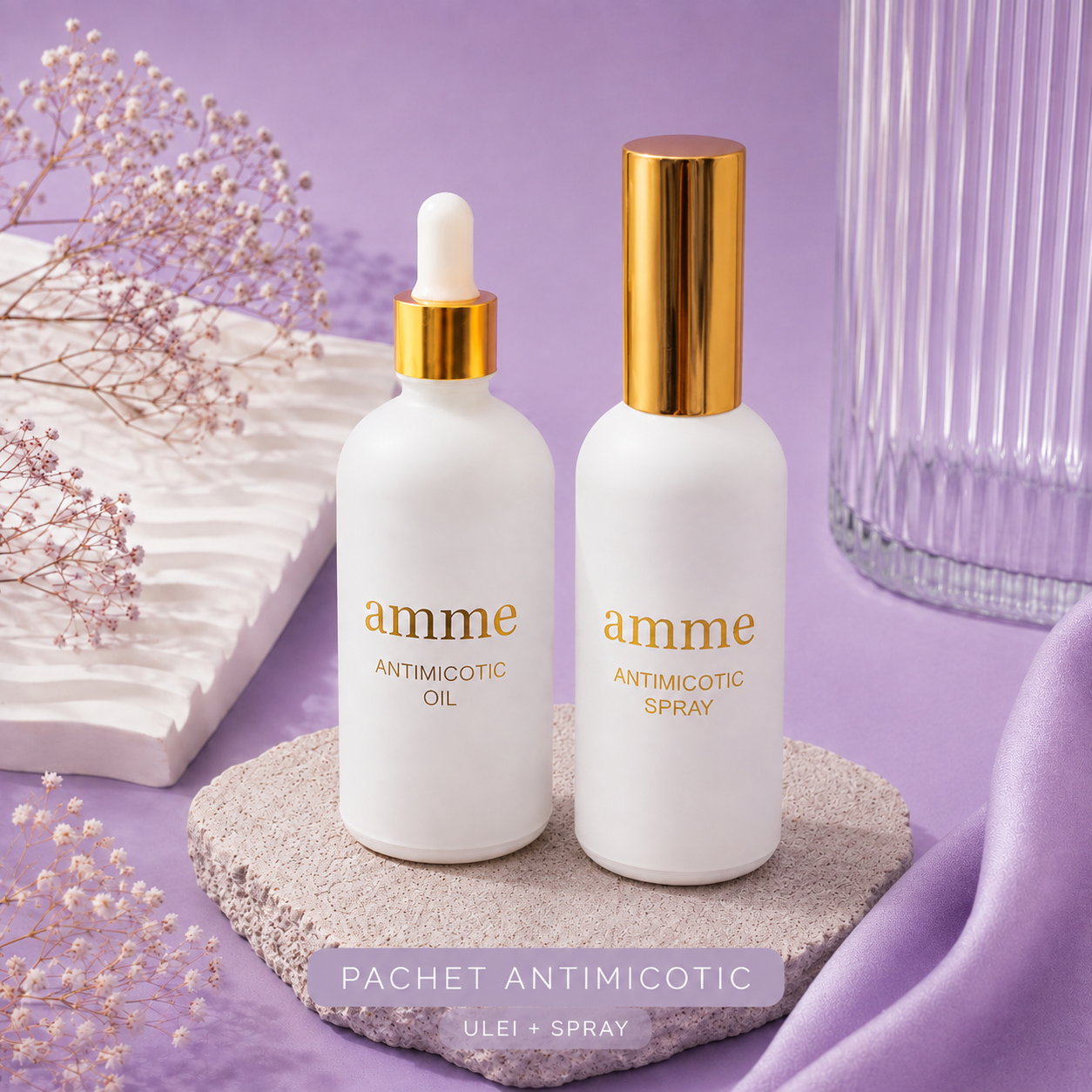Pachet Antimicotic — Ulei + Spray