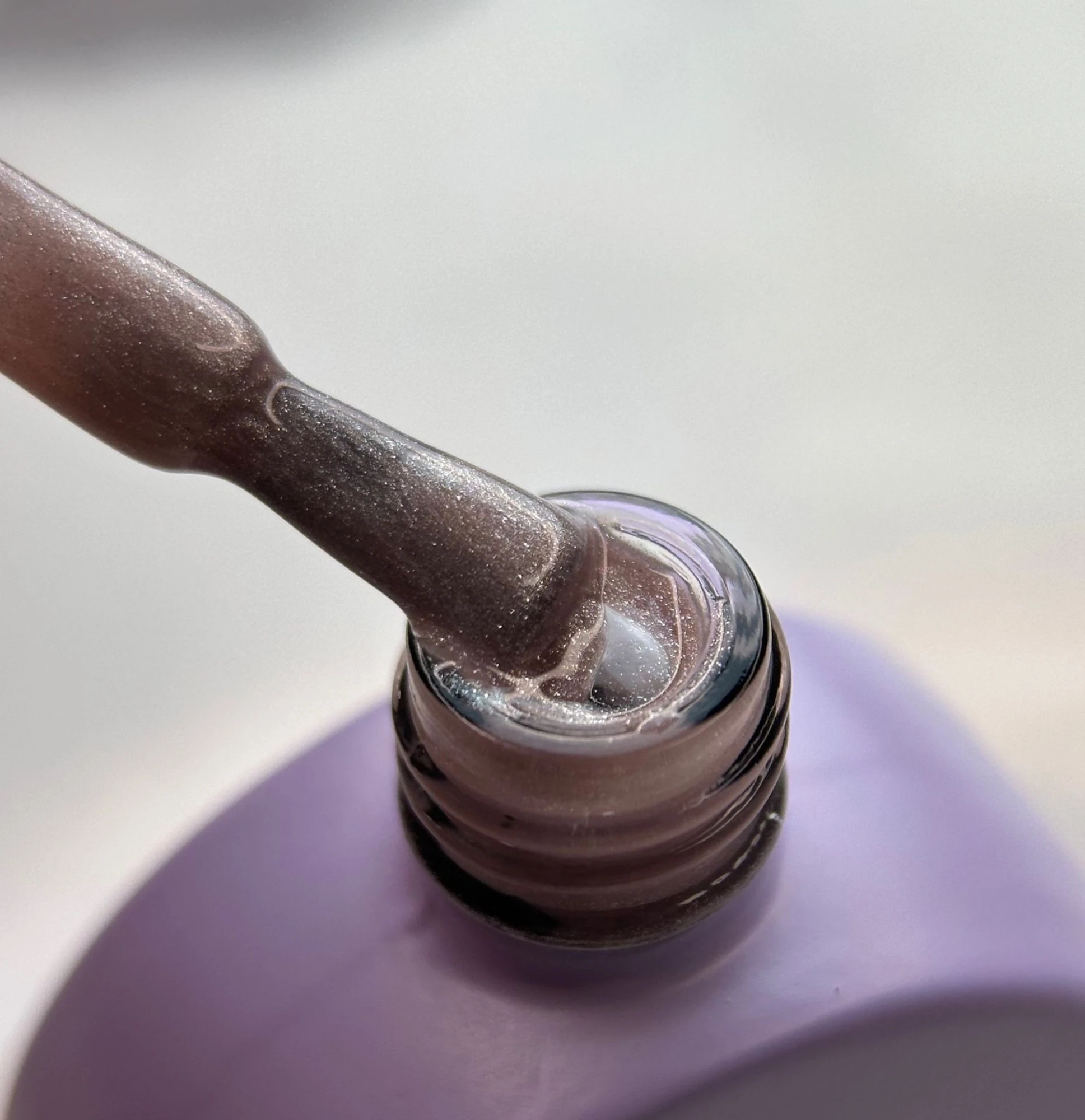 Glitter Rubber Base — Kiwi Influence, 12ml