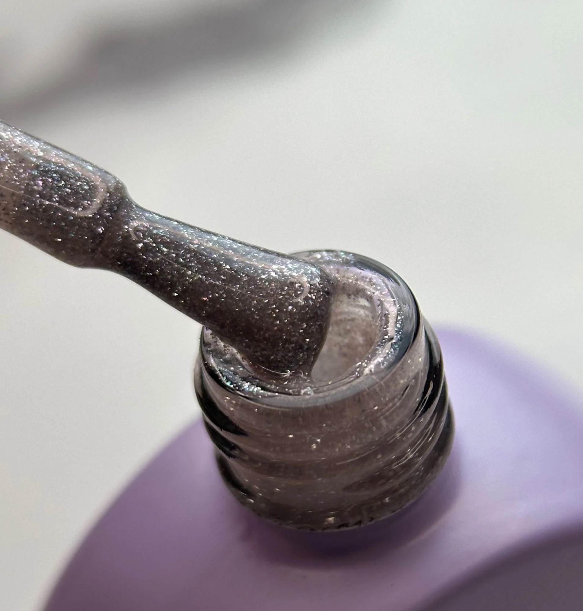 Glitter Rubber Base — Pearl Kiss, 12ml