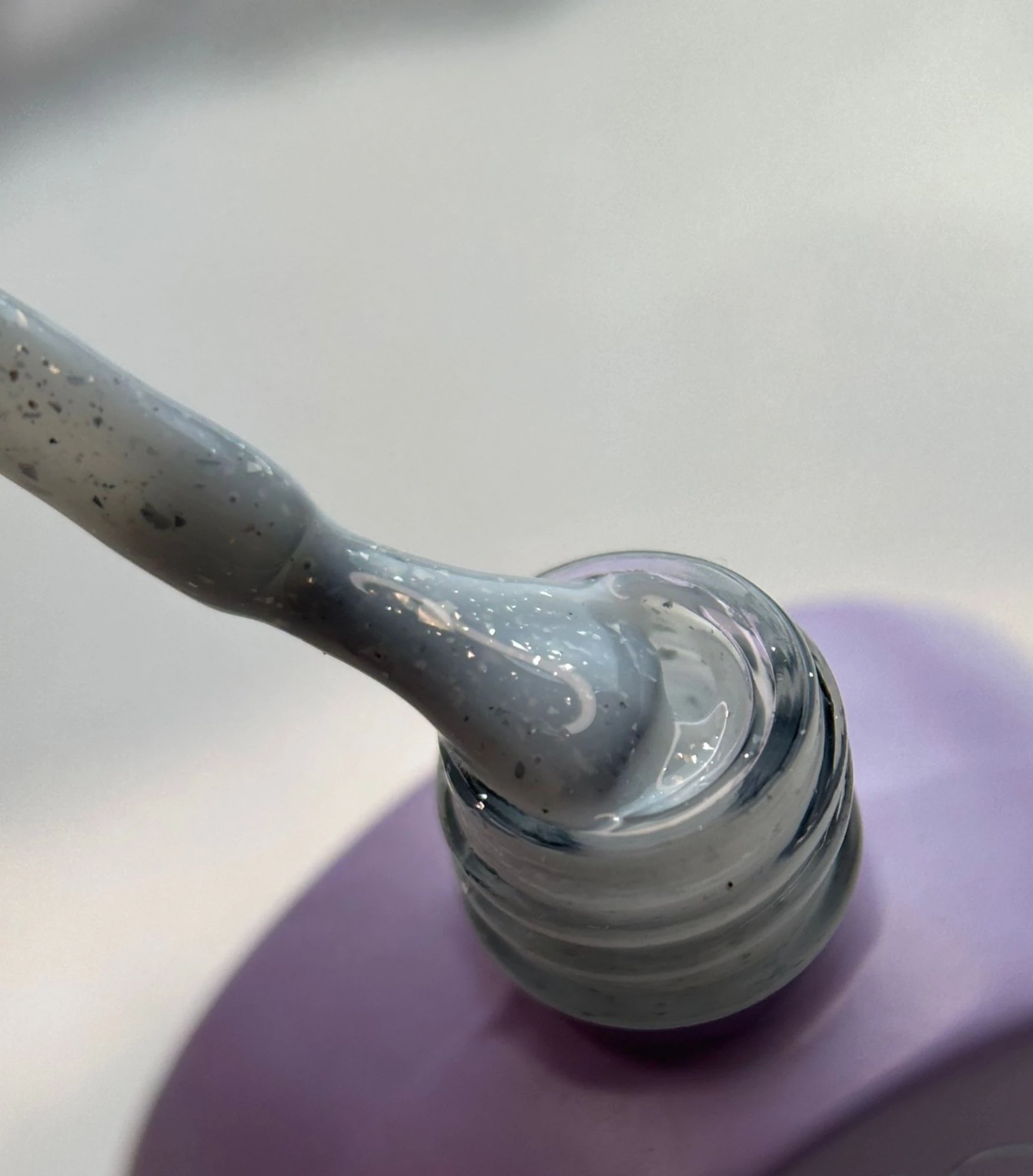 Glitter Rubber Base — White Keep Shining, 12ml
