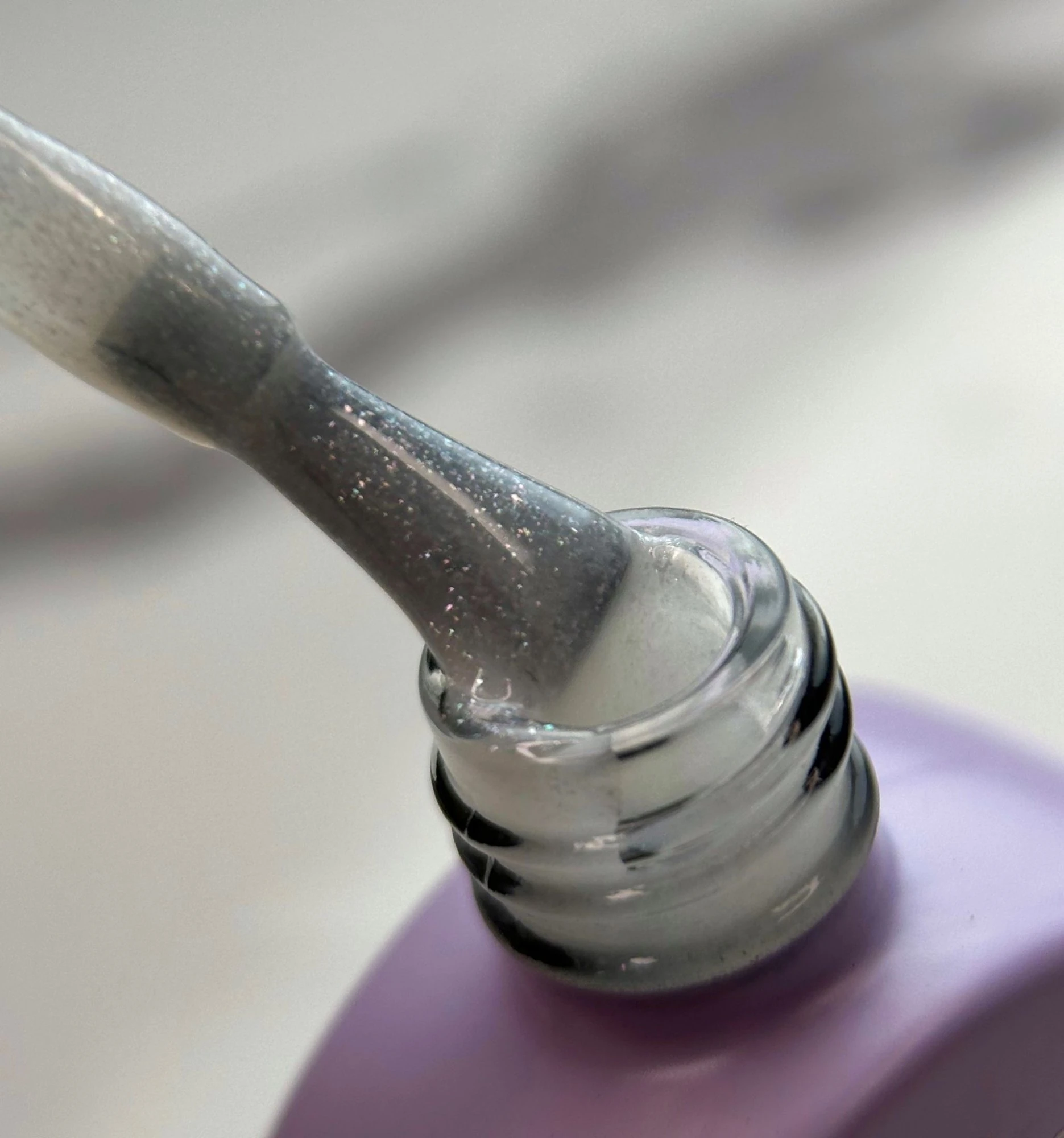 Glitter Rubber Base — White Vision, 12ml