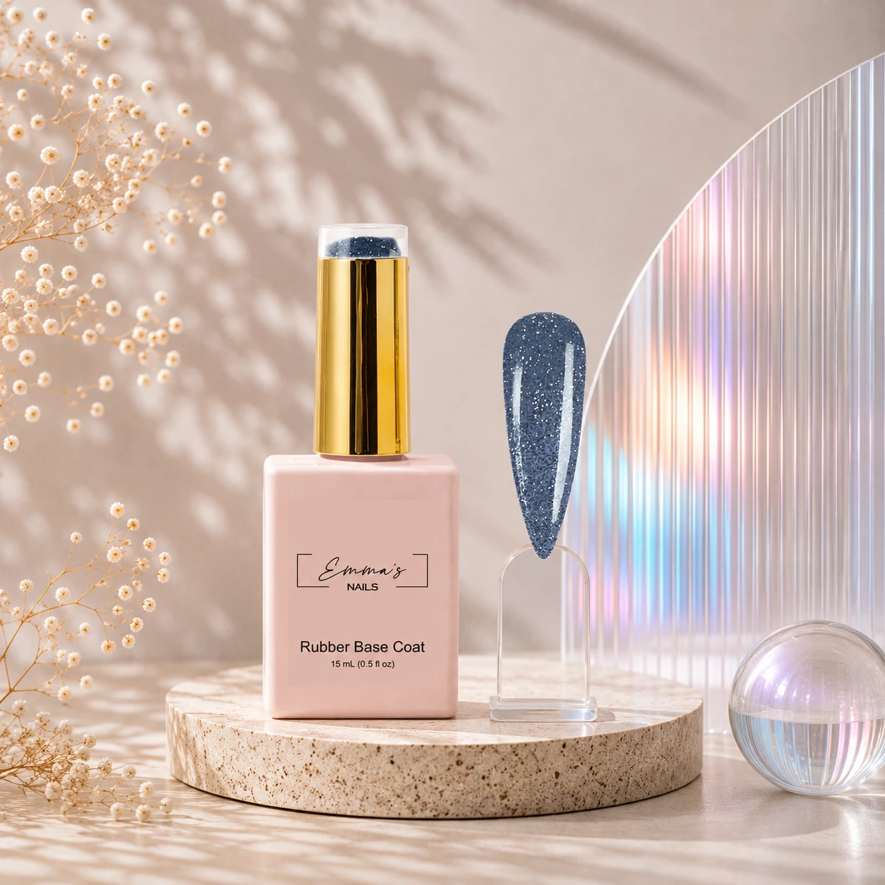 Rubber Base Coat — Reflective Color 06, 12ml