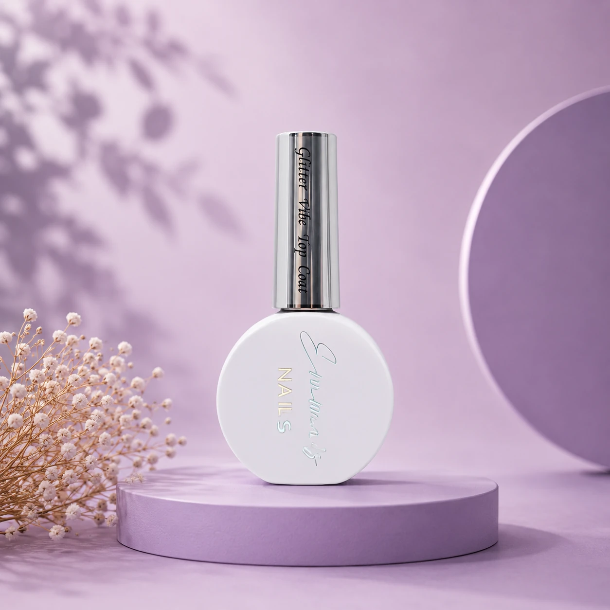 Glitter Vibe Top Coat — Diamond Mist, 12ml